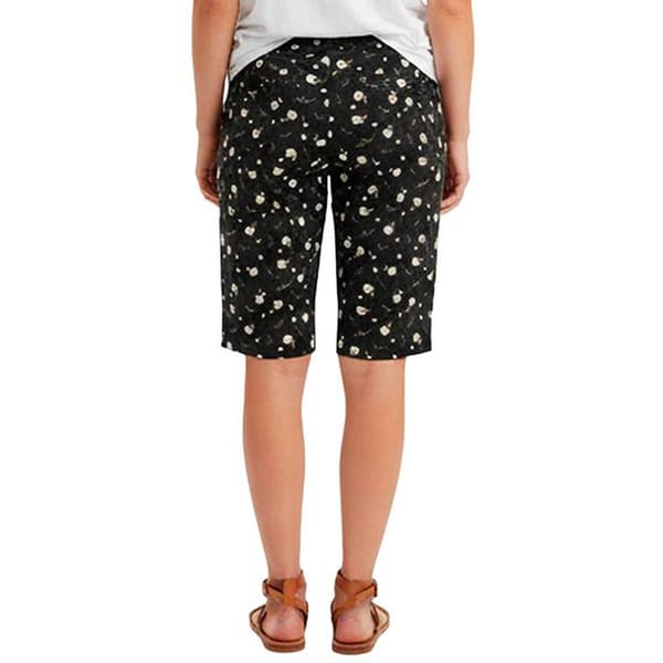Womens Briggs Floral Daisy Split Hem Bermuda Shorts