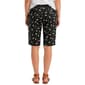 Womens Briggs Floral Daisy Split Hem Bermuda Shorts - image 2