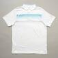 Mens PGA Tour Gradient Color Block Short Sleeve Golf Polo - image 1