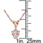 Gemstone Classics&#8482; 10kt. Rose Gold Heart Shaped Pendant - image 4