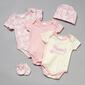 Baby Girl (3-6M) Little Beginnings 5pc. Mama&#39;s Blessing Bodysuits - image 1
