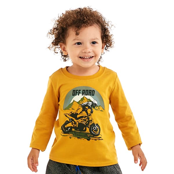 Toddler Boy Tales & Stories Off Road Long Sleeve Tee - image 