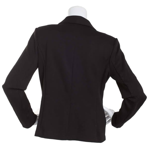Juniors A. Byer One Button Scuba Crepe Blazer