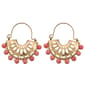 Ashley Cooper(tm) Gold-Tone Fan Earrings with Bead Accents - image 1