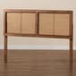 Baxton Studio Gilbert Ash Walnut Finished Wood Headboard - image 4