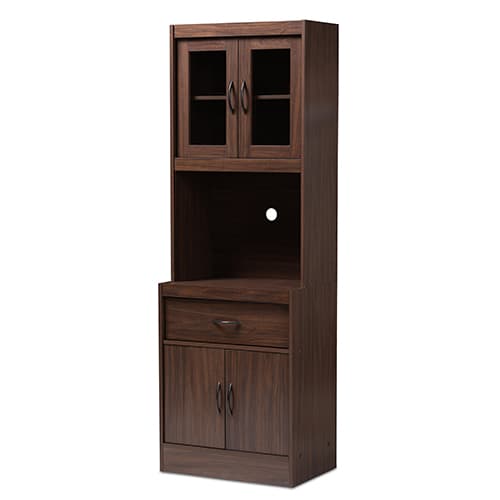 Baxton Studio Laurana Kitchen Cabinet and Hutch