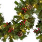 National Tree Iced Berry Pine 9ft. LED Christmas Garland - image 3