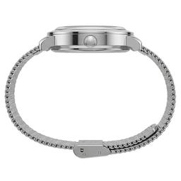 Womens Timex® Silver-Tone Sunray Dial Crystal Watch - TW2Y48600JT
