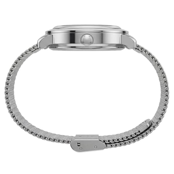 Womens Timex® Silver-Tone Sunray Dial Crystal Watch - TW2Y48600JT