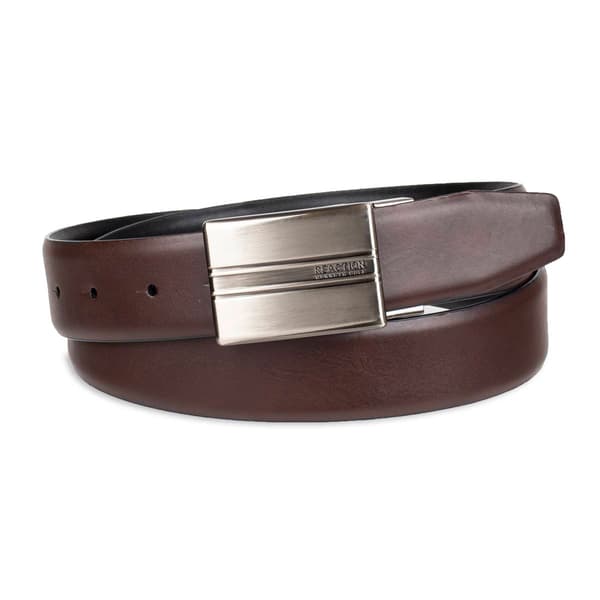 Mens Kenneth Cole&#174; Reaction&#8482; 35mm Reversible Plaque Belt