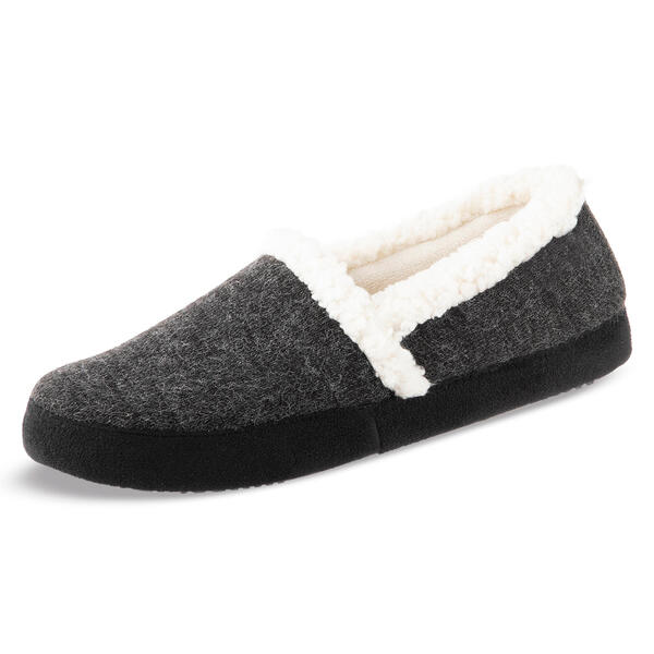 Womens Isotoner Heather Knit Loafer Slippers - image 