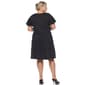Plus Size White Mark Short Sleeve V-Neck Midi Dress - image 4