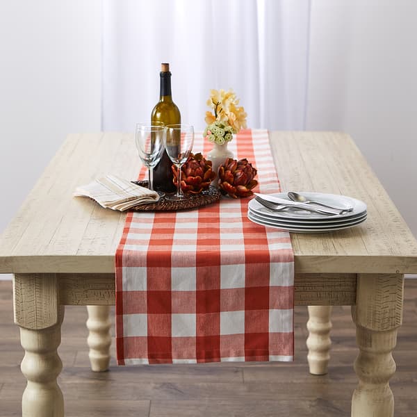 DII&#174; Design Imports Buffalo Check Table Runner