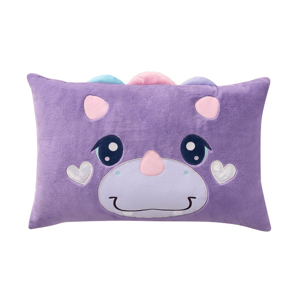 Olivia & Finn Purple Dino Kids Decorative Body Pillow