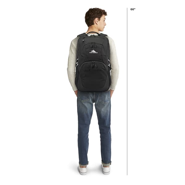 High Sierra&#174; Black Swoop Backpack