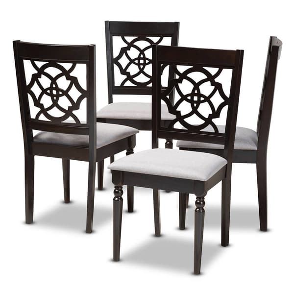 Baxton Studio Renaud Wooden Dining Chair - Set of 4