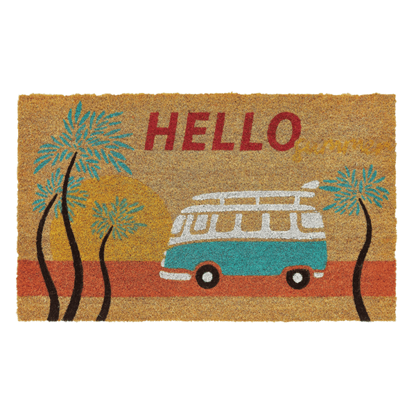 VCNY Home Hello Summer Outdoor Coir Doormat