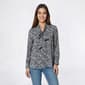 Womens Adrianna Papell Long Sleeve Tie Neck Paisley Blouse - image 1
