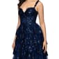 Juniors Blondie Nites Sequin Mesh Tiered A-Line Dress - image 3