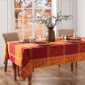 Threadmade Maplewood Jacquard Harvest Cotton Tablecloth - image 2