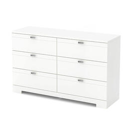 South Shore Reevo 6-Drawer Dresser - White