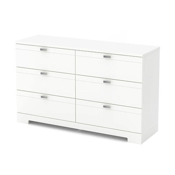 South Shore Reevo 6-Drawer Dresser - White - image 