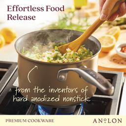 Anolon® Ascend Hard Anodized Nonstick Saucepan with Lid - 3-Quart