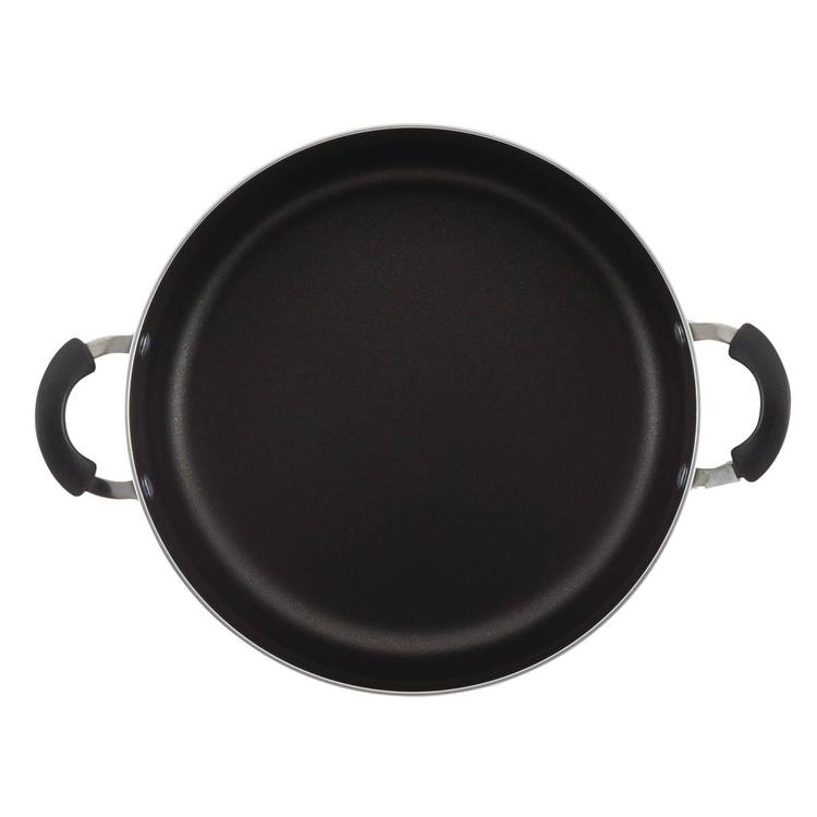 Farberware® DiamondMax™ 10.5-Quart Black Covered Stockpot