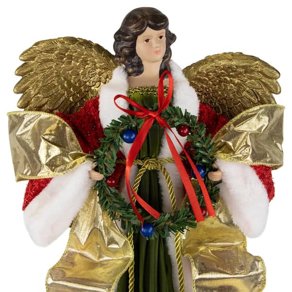Northlight Seasonal 18in. Angel w/Wreath Christmas Tree Topper