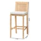 bali & pari Sofia Bohemian Natural Rattan Bar Stool - image 10