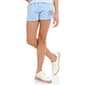 Girls (7-16) No Comment 2pk. Solid/Floral Shorts - image 3