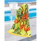 Nicole Miller Flamingo & Leaves Beach Towel - image 2