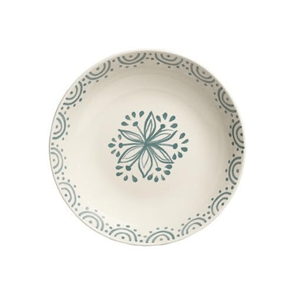 Sango Siterra Glazed Garden Speckled Floral Pasta Bowls -Set of 4