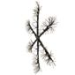 Northlight 24in. LED Lighted Snowflake Christmas Decoration - image 3