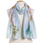 Womens Renshun Side Floral Oblong Scarf - image 1