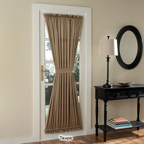 Sun Zero Michael Room Darkening Door Curtain Panel