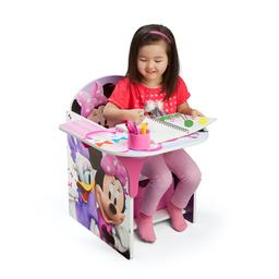 Delta Children Disney Minnie Mouse Chair Desk with Storage Bin