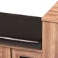 Baxton Studio Valina 2 Door Shoe Storage Bench with Cabinet - image 7