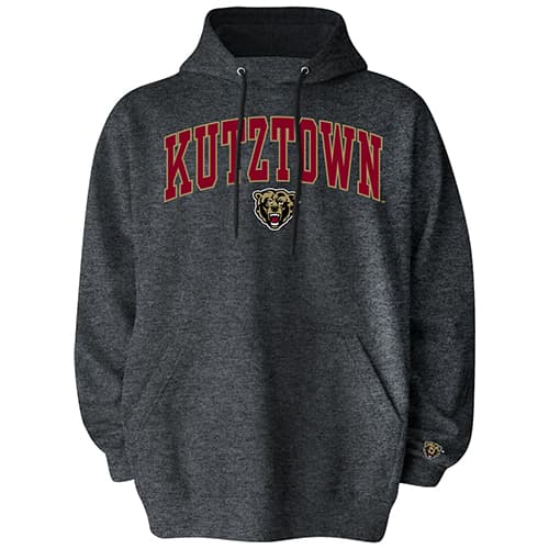 Mens Kutztown Mascot One Cuff Hoodie