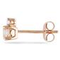Gemstone Classics&#8482; 10kt. Rose Gold Morganite Stud Earrings - image 3