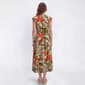 Womens Kasper Cap Sleeve Floral Midi Dress - image 2