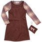Girls (7-16) As U Wish Long Sleeve Mesh Top w/ Jumper & Pouch - image 1
