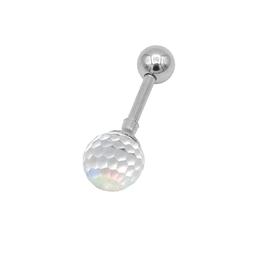 16-Gauge surgical Steel AB Crystal Disco Ball Tragus