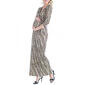 Plus Size 24/7 Comfort Apparel Snake Maternity Maxi Wrap Dress - image 3