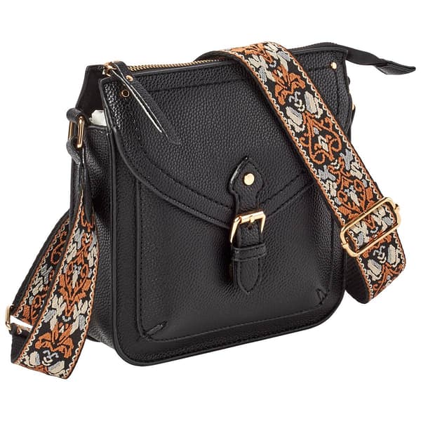 DS Fashion Top Zip Buckle Crossbody