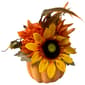 Northlight Seasonal 14.75in. Sunflower Pumpkin Thanksgiving Decor - image 1