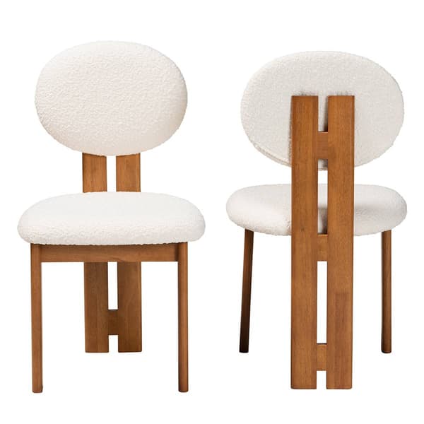 Baxton Studio Kacela Modern Japandi 2pc. Dining Chair Set