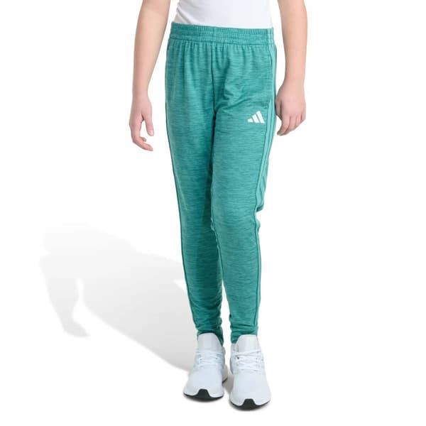 Girls (7-16) adidas(R) 3-Stripe Melange Joggers - image 