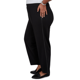 Plus Size Alfred Dunner Weekend Warrior Pull On Straight Pants