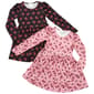 Girls (4-6x) Emma & Elsa 2pk. Cherries/Dog Long Sleeve Dresses - image 2